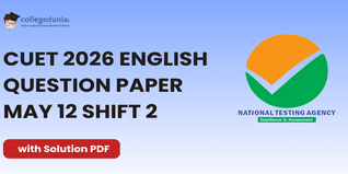 CUET 2026 English May 12 shift 2 Question Paper- Download Answer Key and Solution PDF
